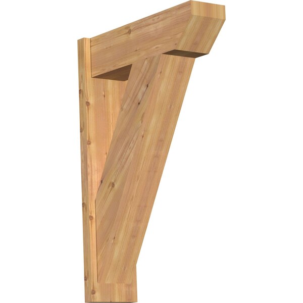 Ekena Millwork Traditional Slat Smooth Outlooker, Western Red Cedar, 7 1/2"W x 24"D x 36"H OUT08X24X36TRA06SWR - main